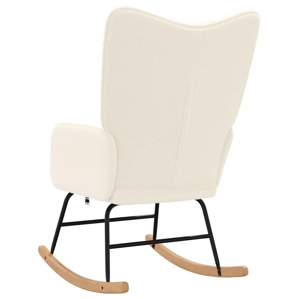 Gyngestol Creme Sherpa-stof
