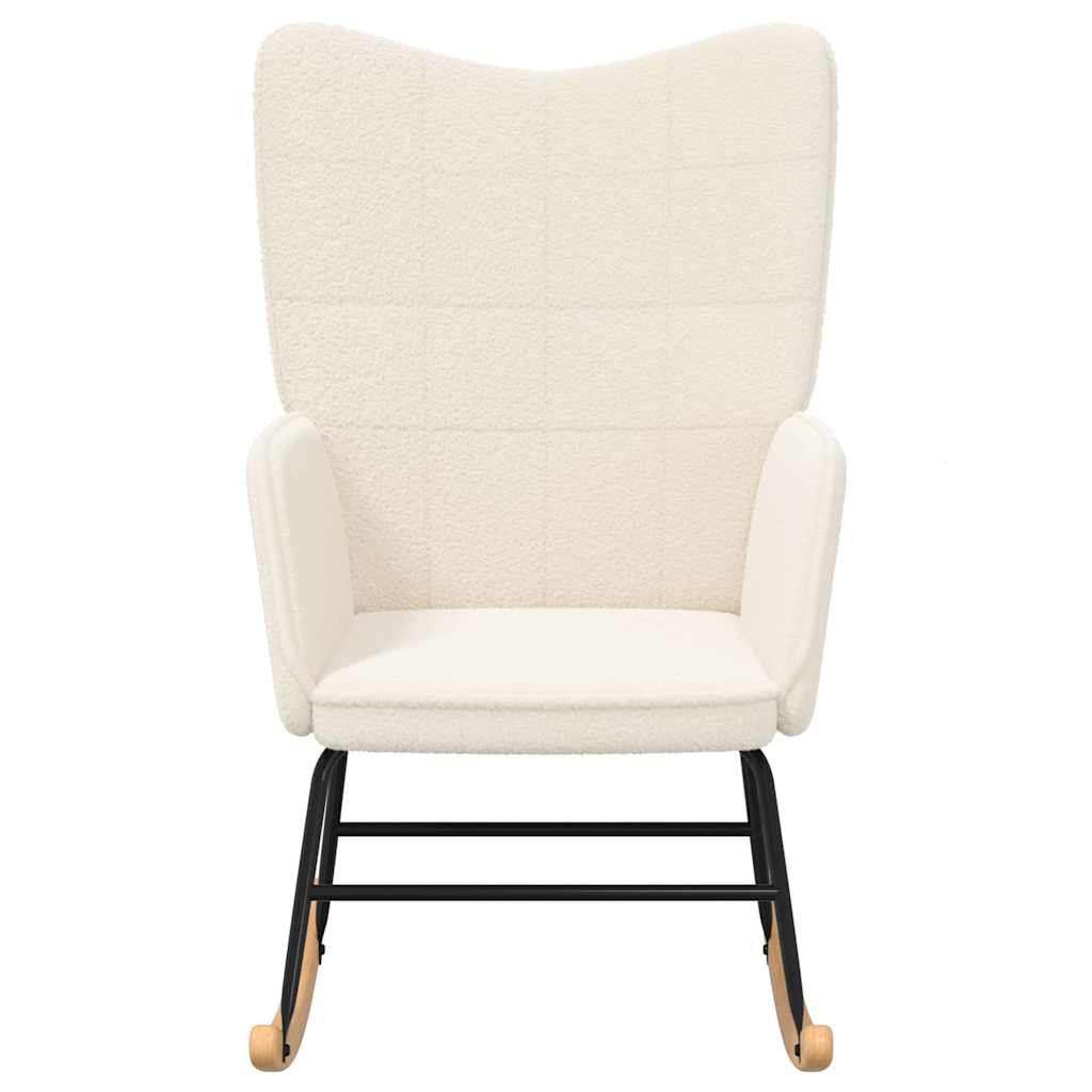 Gyngestol Creme Sherpa-stof