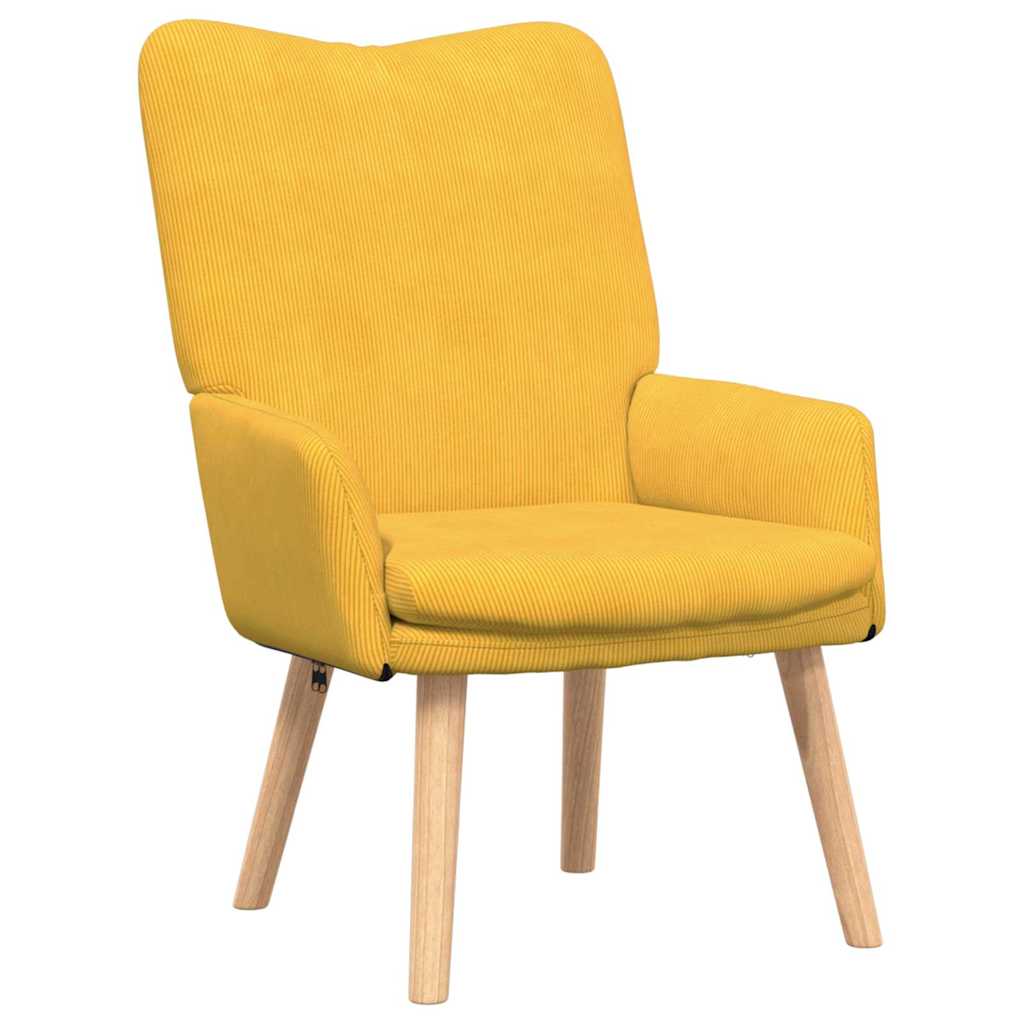 lænestol Lys Gul 63 x 67 x 94 cm Stof