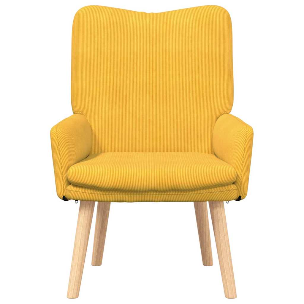 lænestol Lys Gul 63 x 67 x 94 cm Stof