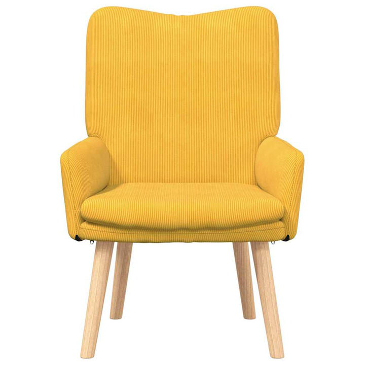 lænestol Lys Gul 63 x 67 x 94 cm Stof