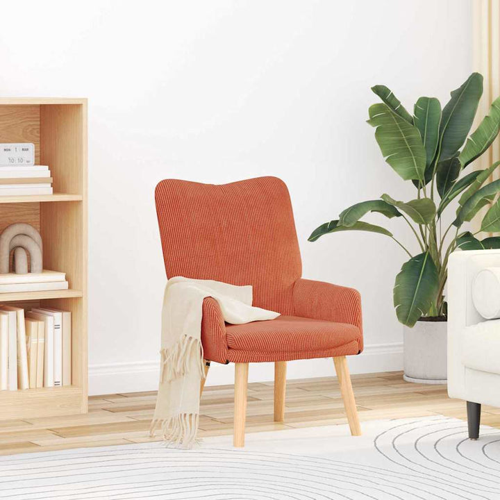 lænestol Rød orange 63 x 67 x 94 cm Stof