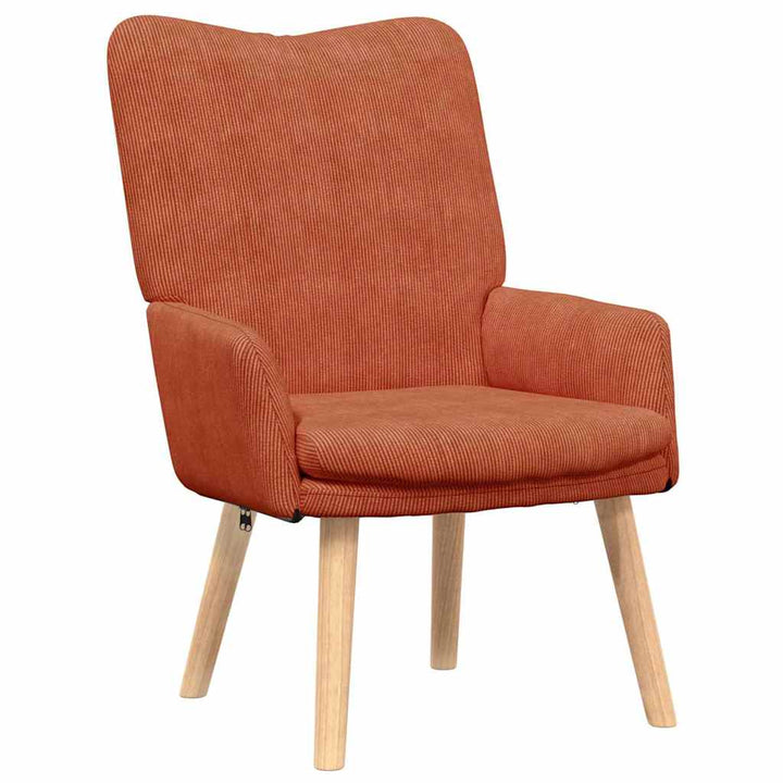lænestol Rød orange 63 x 67 x 94 cm Stof