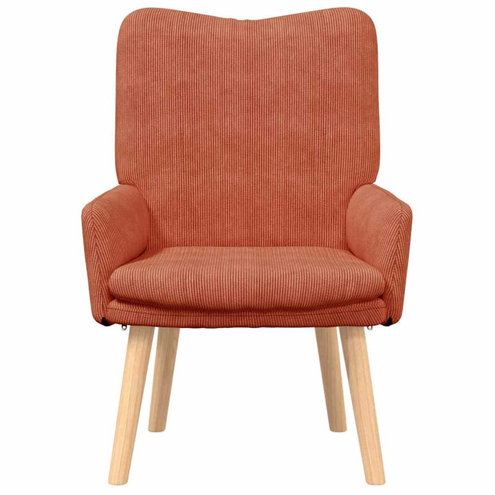 lænestol Rød orange 63 x 67 x 94 cm Stof
