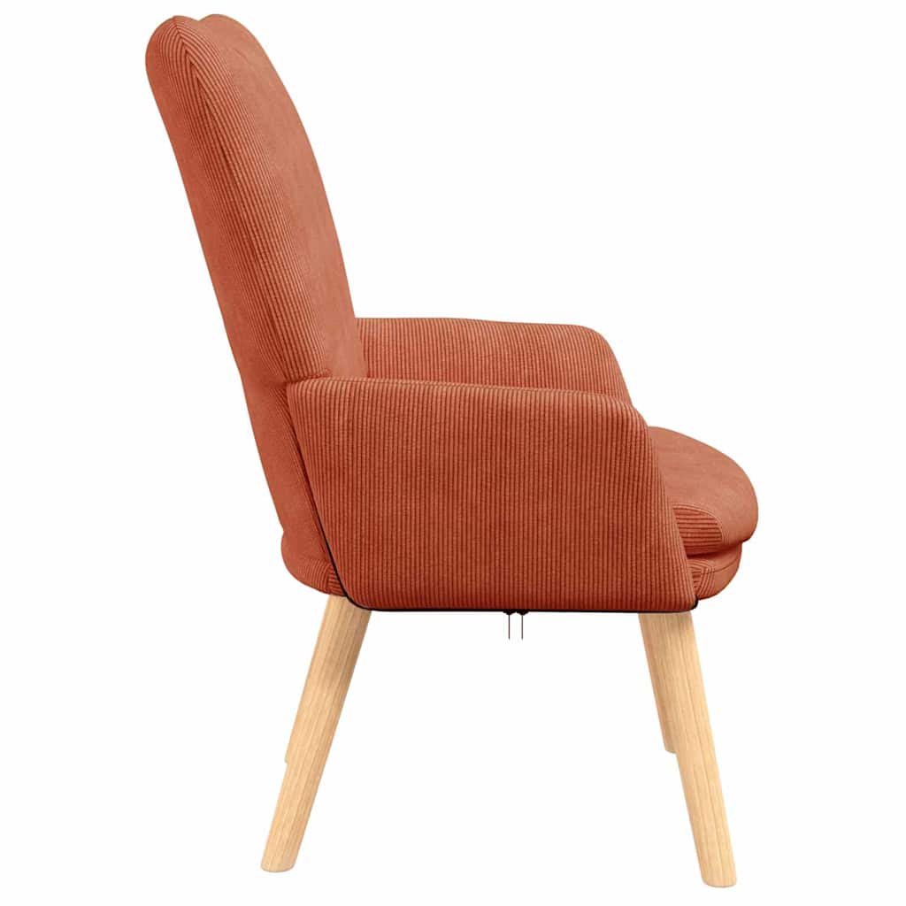 lænestol Rød orange 63 x 67 x 94 cm Stof
