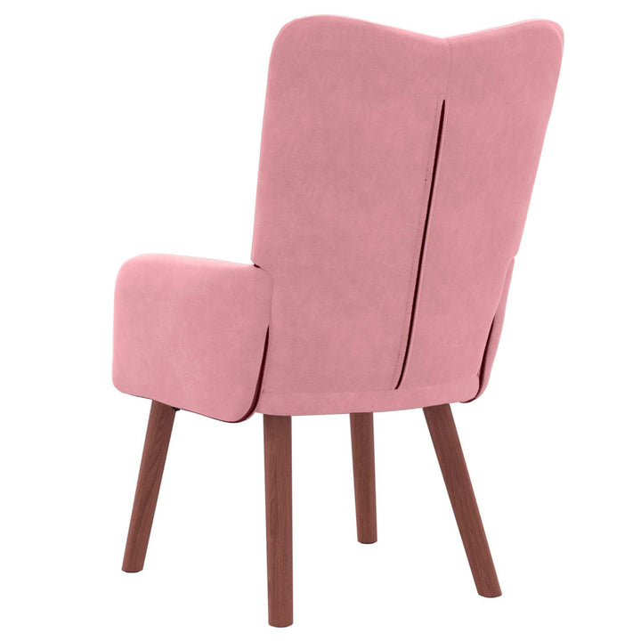 lænestol Lyserød 63 x 67 x 94 cm Fløjl