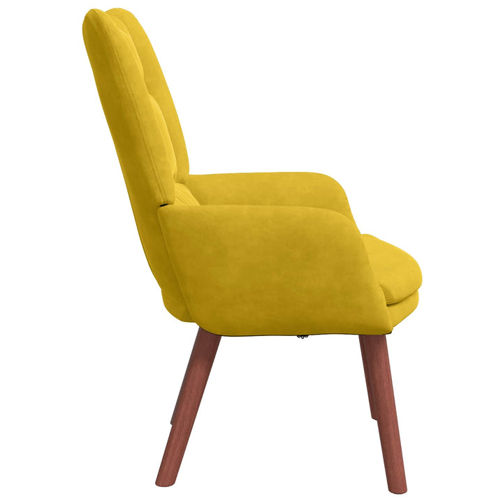 lænestol Gul 63 x 67 x 94 cm Fløjl