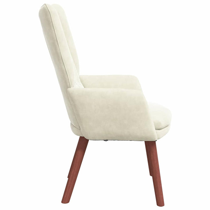 lænestol Creme 63 x 67 x 94 cm Fløjl