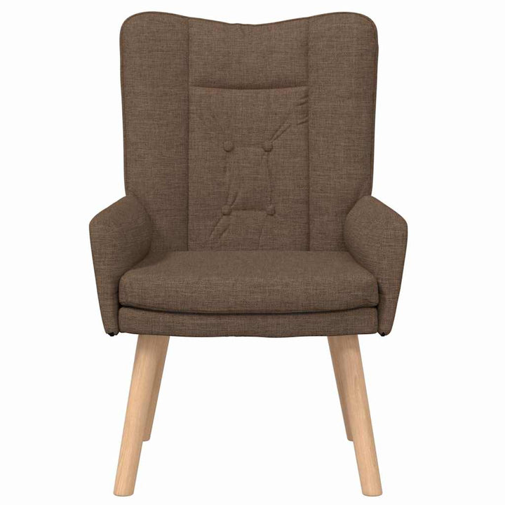 lænestol Brun 63 x 67 x 94 cm Stof og krydsfiner