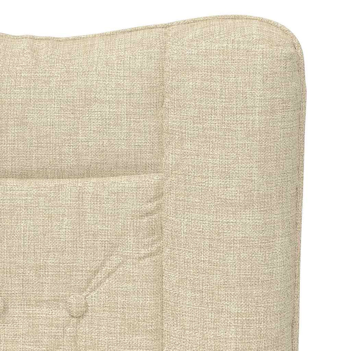 lænestol Creme 63 x 67 x 94 cm Stof og krydsfiner