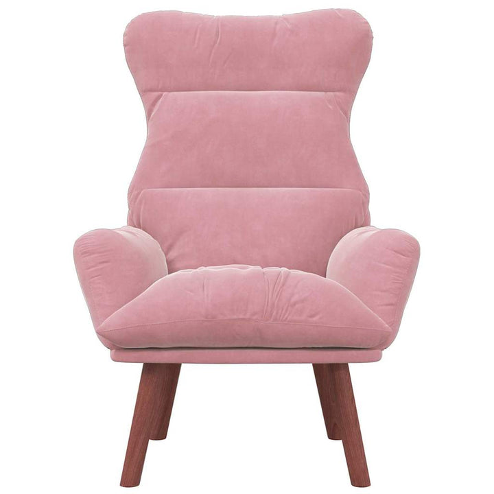 lænestol Lyserød 69 x 74 x 93 cm Fløjl