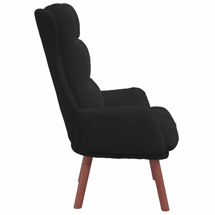 lænestol Sort 69 x 74 x 93 cm Fløjl