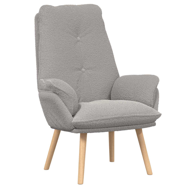 lænestol Lysegrå 69 x 74 x 93 cm Sherpa-stof