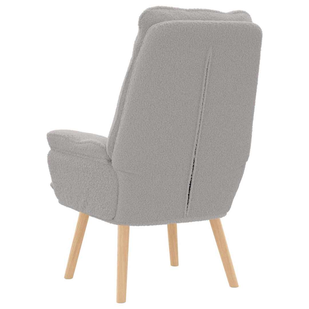 lænestol Lysegrå 69 x 74 x 93 cm Sherpa-stof