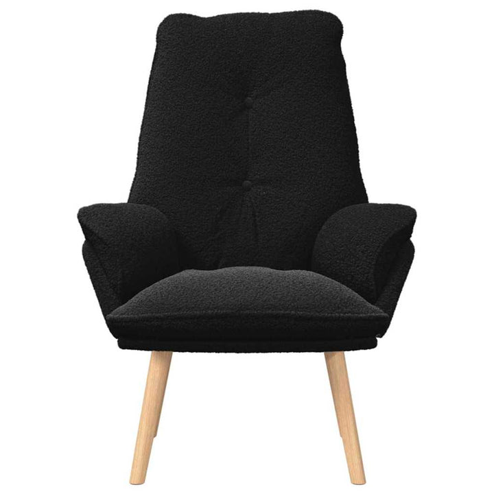 lænestol Sort 69 x 74 x 93 cm Sherpa-stof