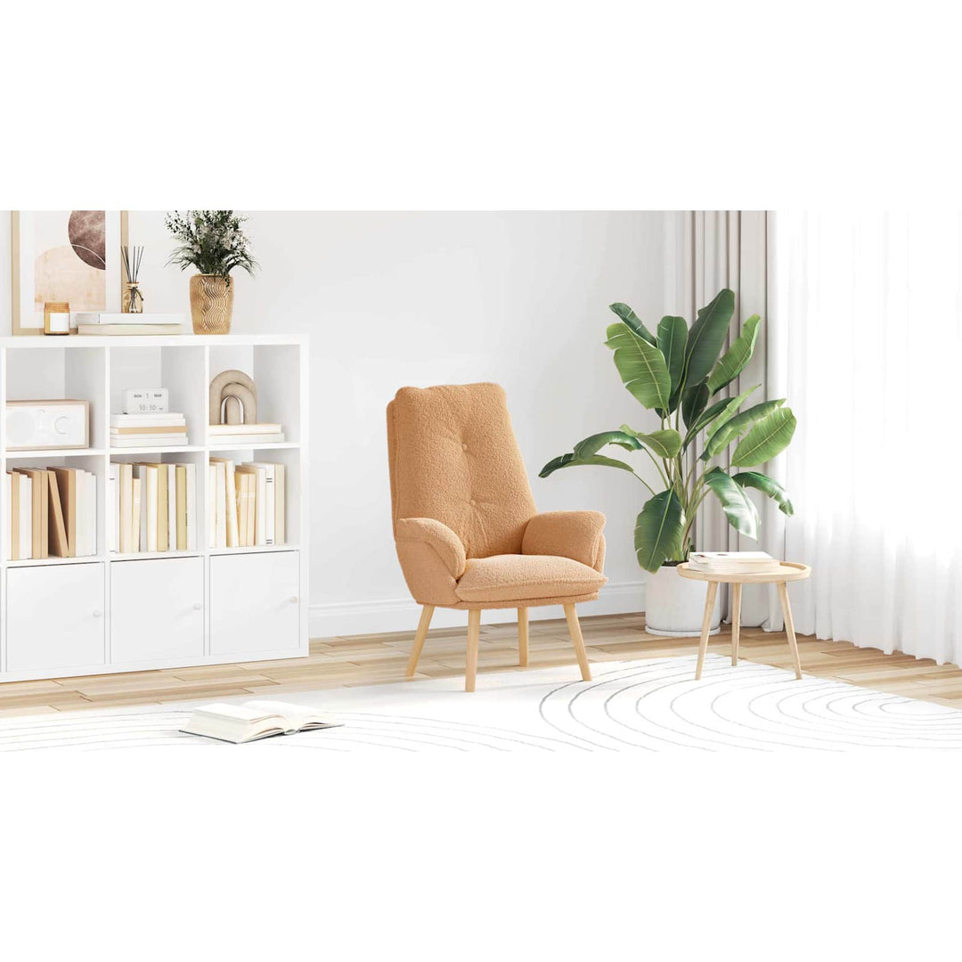 lænestol Beige 69 x 74 x 93 cm Sherpa-stof