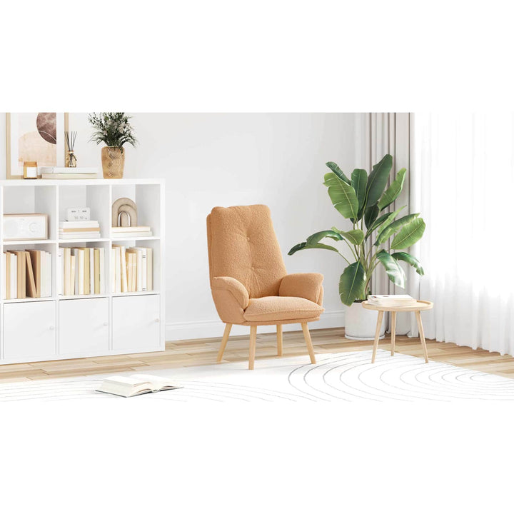 lænestol Beige 69 x 74 x 93 cm Sherpa-stof