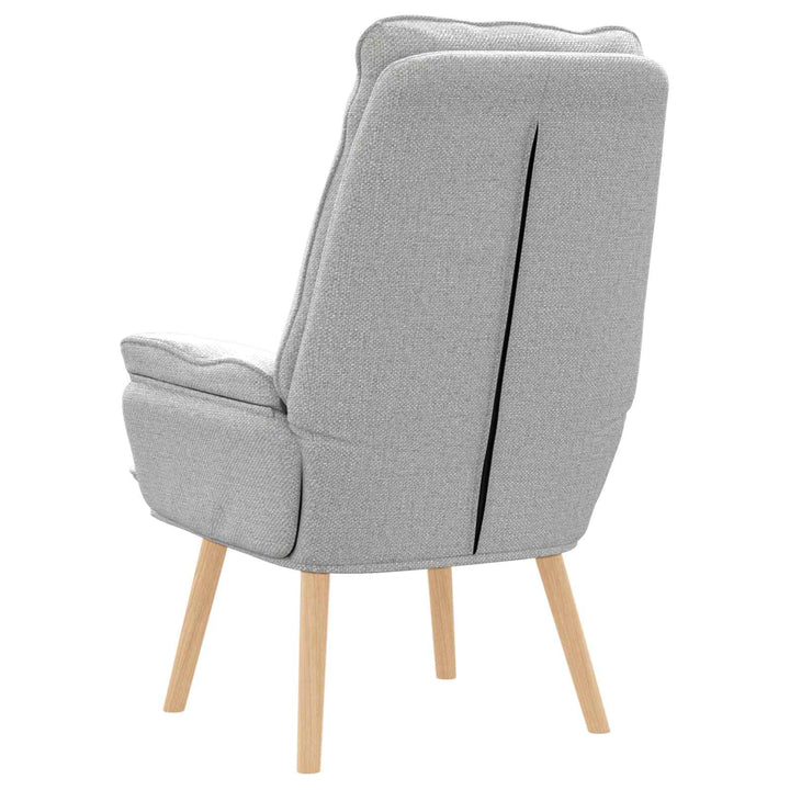 lænestol Skygrå Polyester og krydsfiner