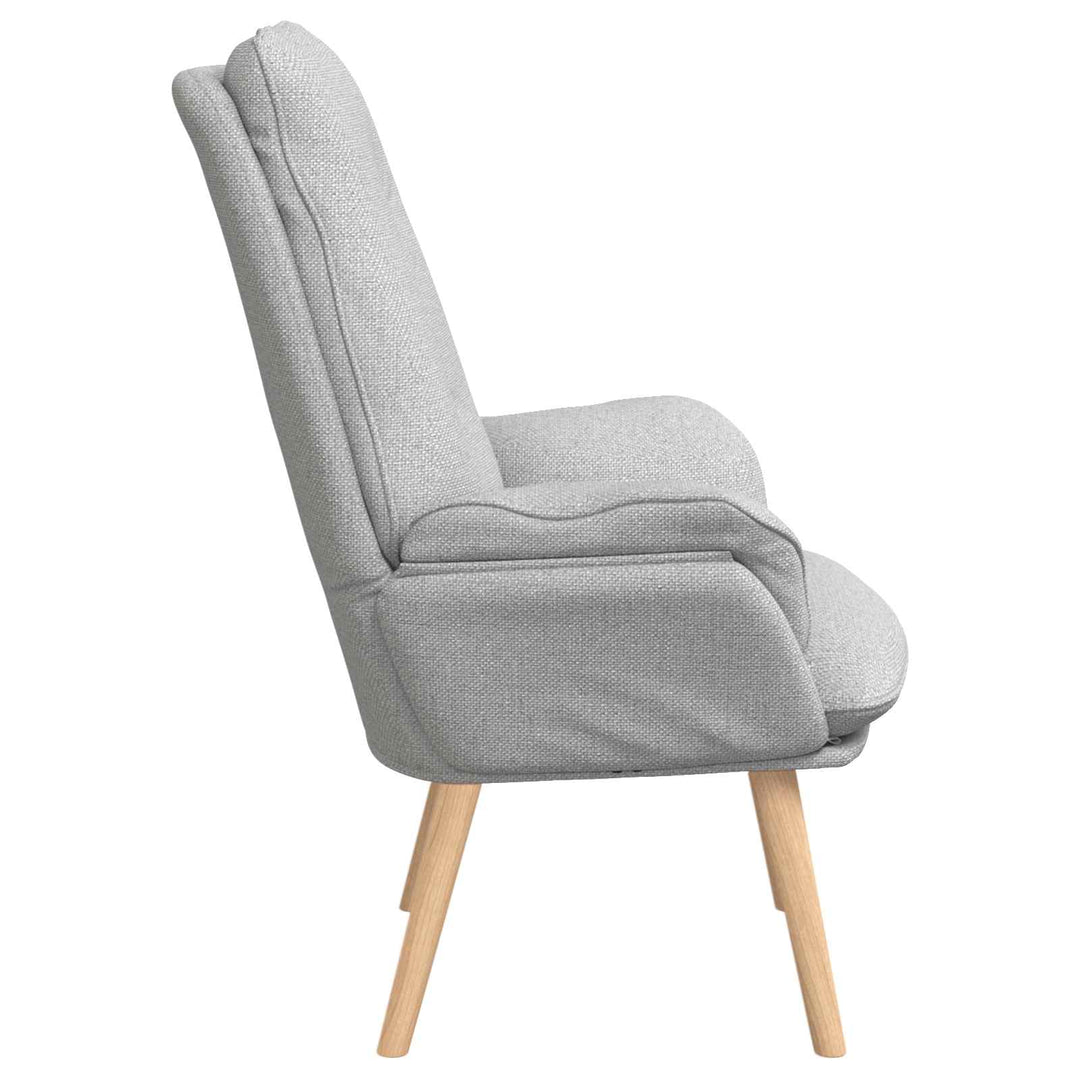 lænestol Skygrå Polyester og krydsfiner