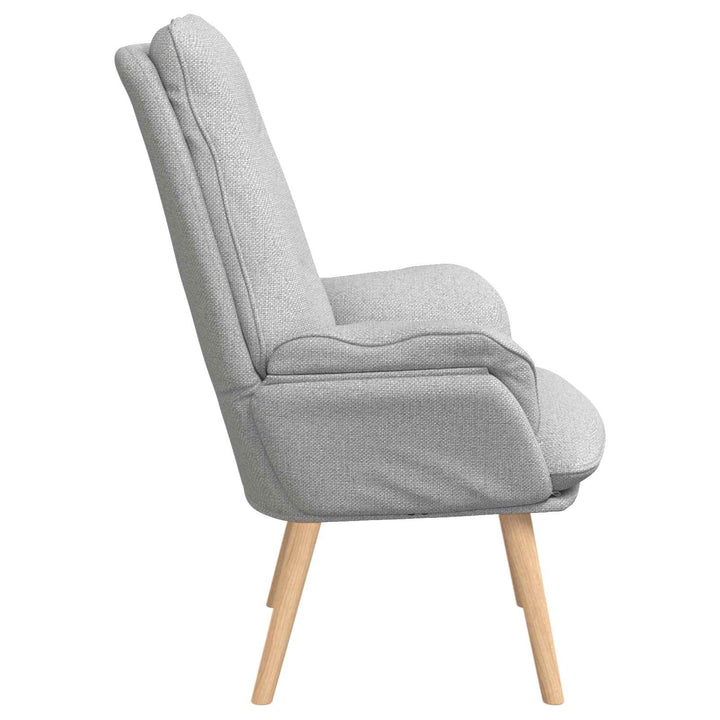 lænestol Skygrå Polyester og krydsfiner