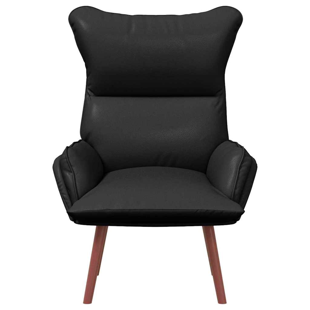 lænestol Sort 69 x 74 x 93 cm Kunstlæder