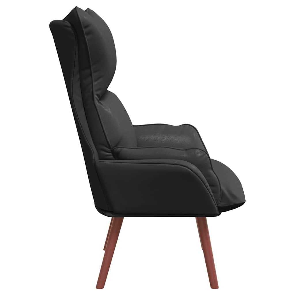 lænestol Sort 69 x 74 x 93 cm Kunstlæder