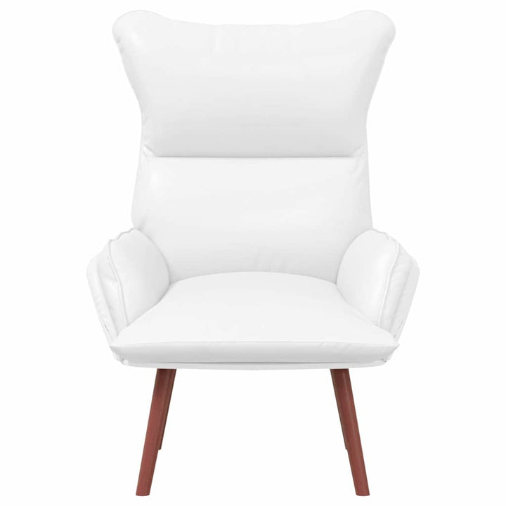 lænestol Hvid 69 x 74 x 93 cm Kunstlæder