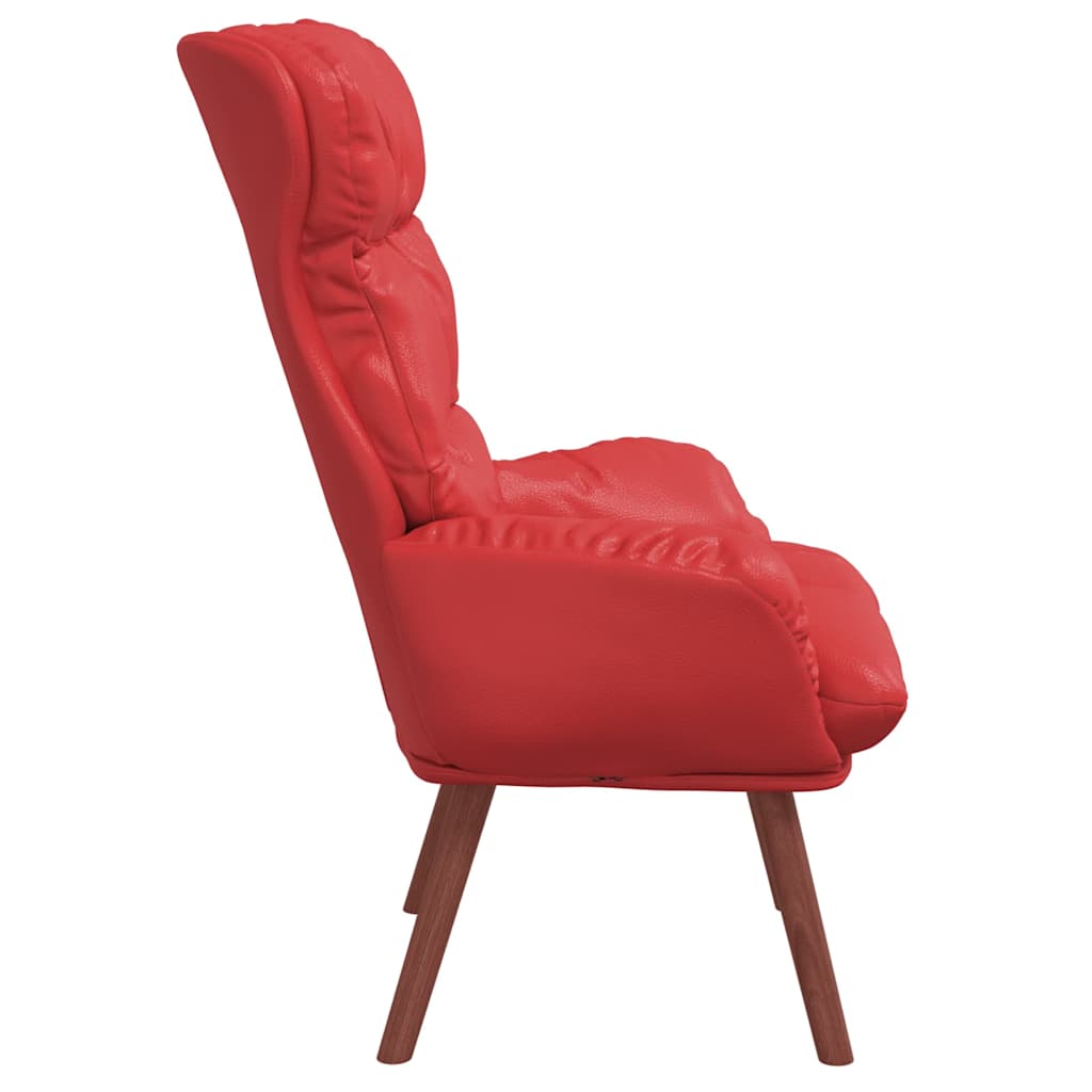 lænestol Rød 69 x 74 x 93 cm Kunstlæder