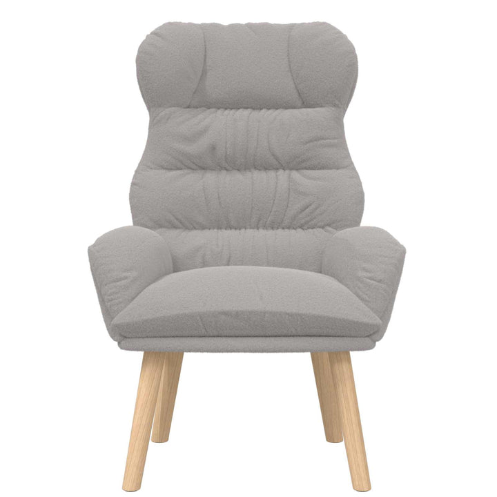 lænestol Lysegrå 69 x 74 x 93 cm Sherpa-stof