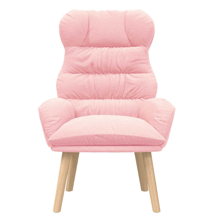 lænestol Lyserød 69 x 74 x 93 cm Sherpa-stof