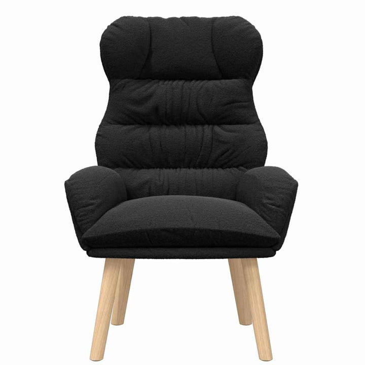lænestol Sort 69 x 74 x 93 cm Sherpa-stof