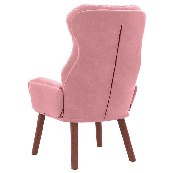 lænestol Lyserød 69 x 74 x 93 cm Fløjl