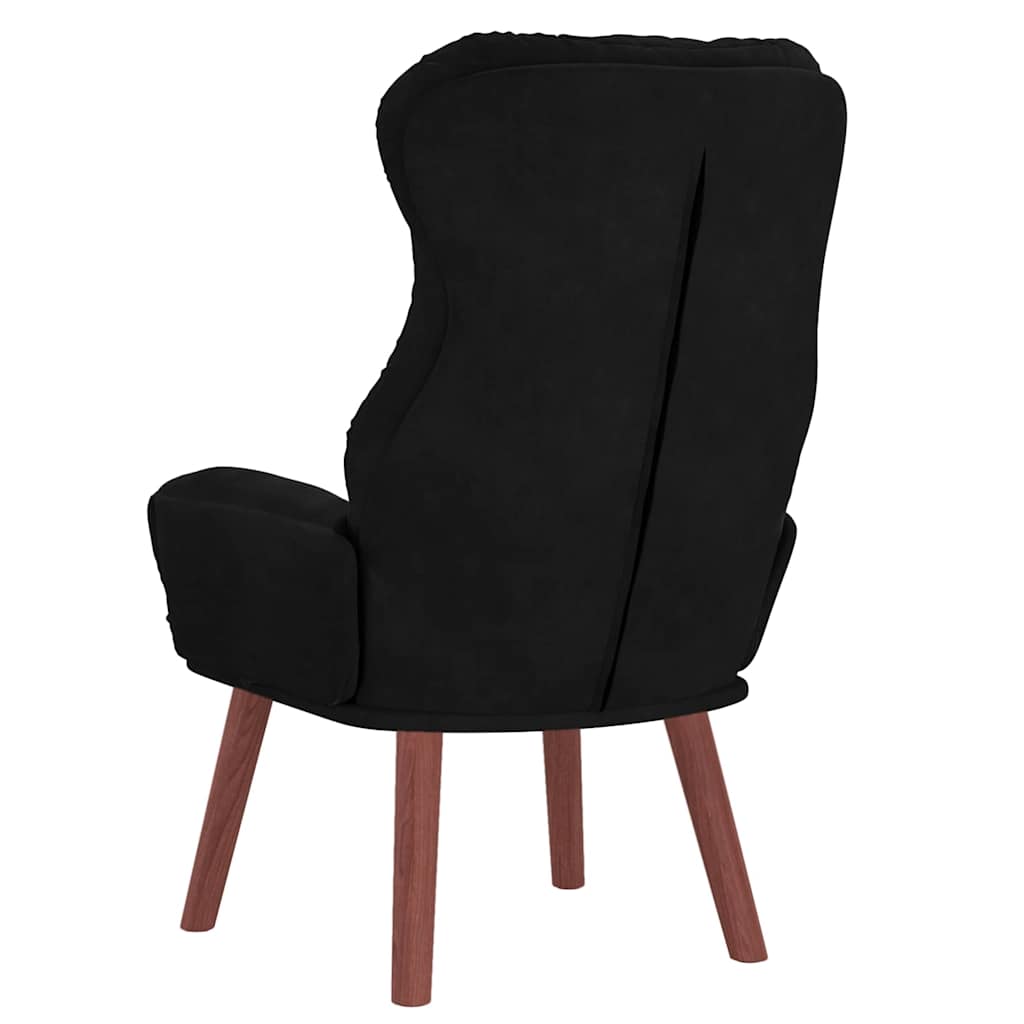 lænestol Sort 69 x 74 x 93 cm Fløjl