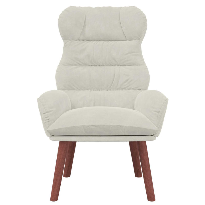 lænestol Creme 69 x 74 x 93 cm Fløjl