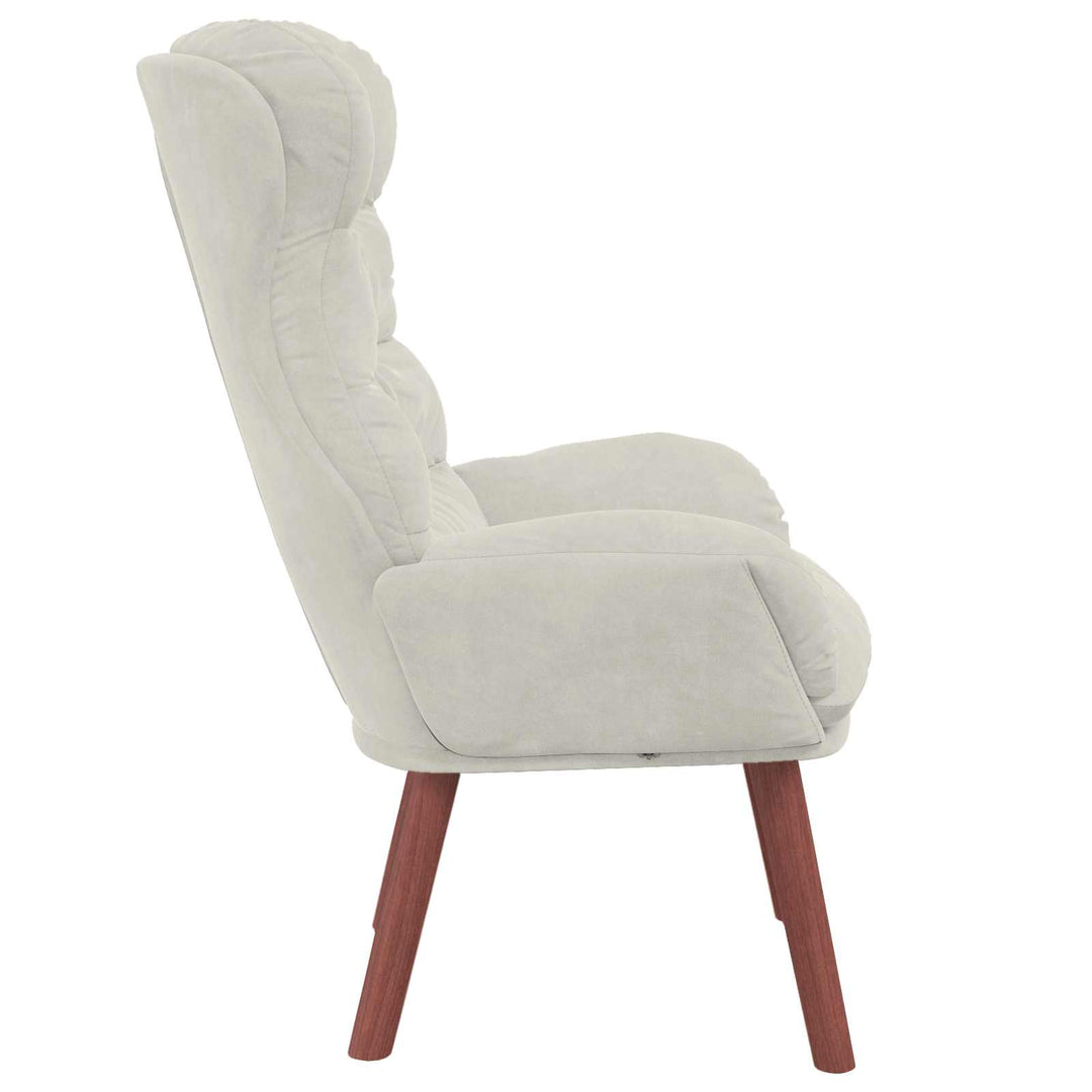 lænestol Creme 69 x 74 x 93 cm Fløjl