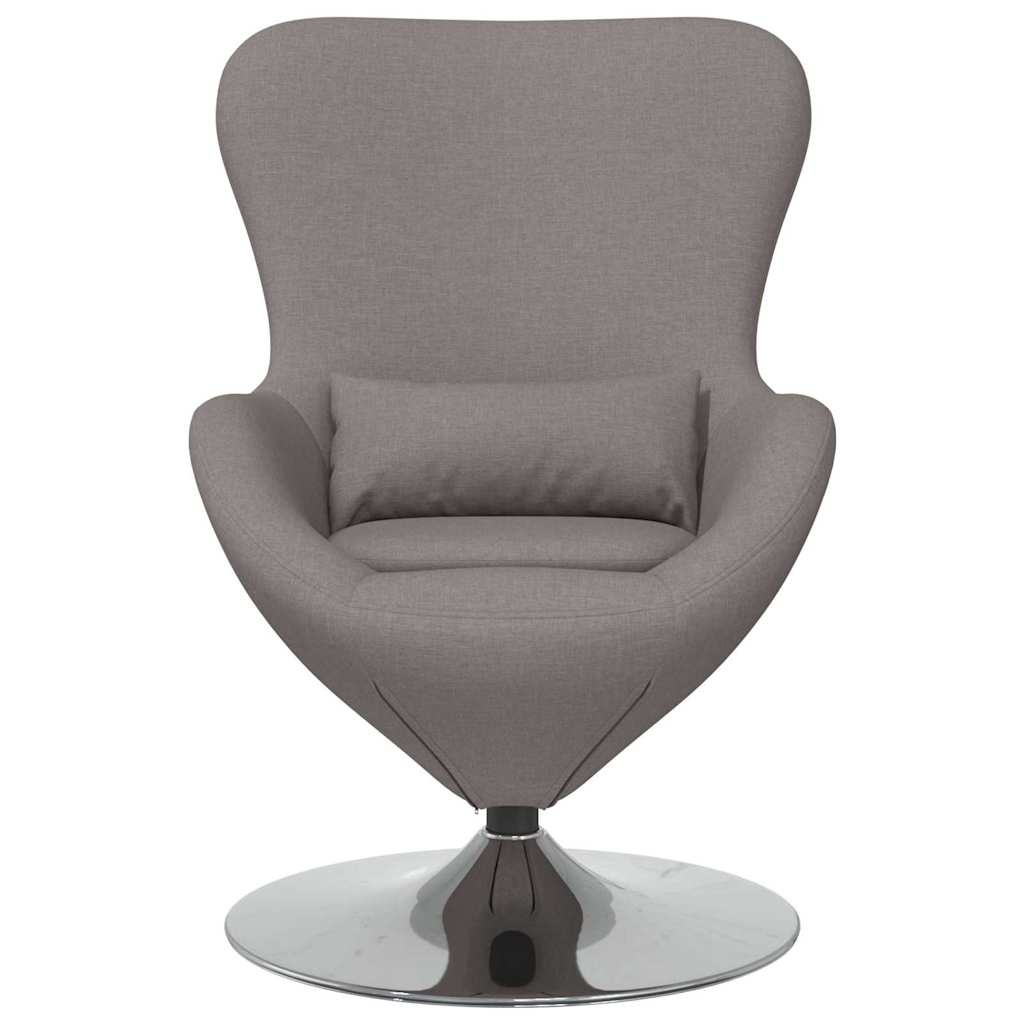 Æggestol Gråbrun 63 x 73 x 90 cm Stof