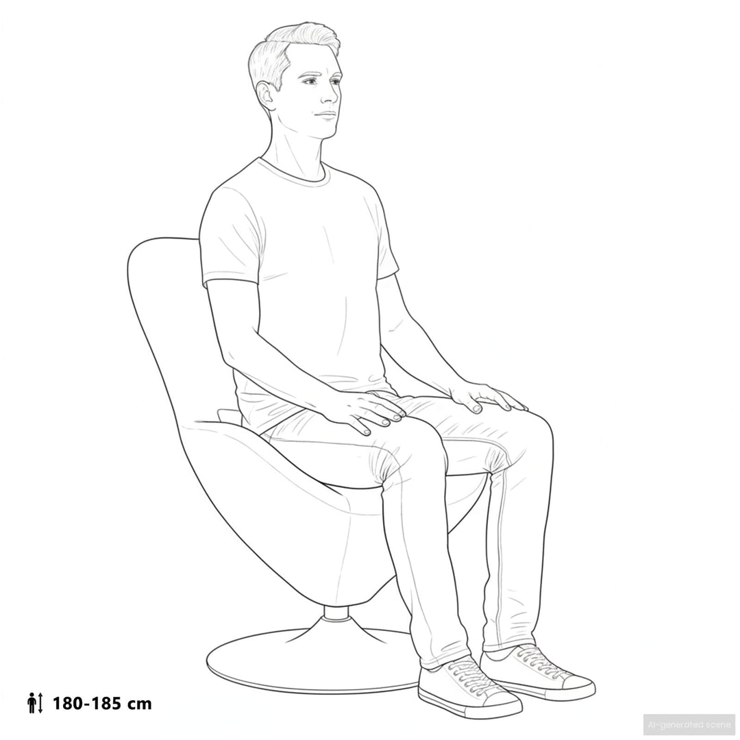 Æg Stol med Fodskammel Lys grøn Fløjl