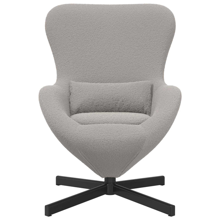 Æggestol Lysegrå 63 x 73 x 90 cm Stof