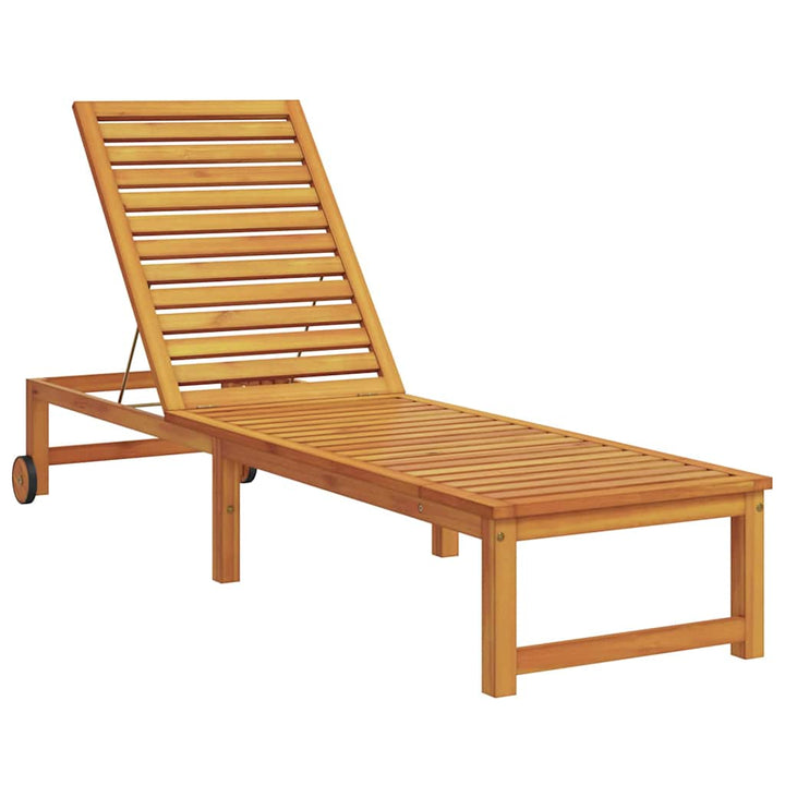 Solstol Brun 202 x 53 x 89 cm Massivt Akacietræ