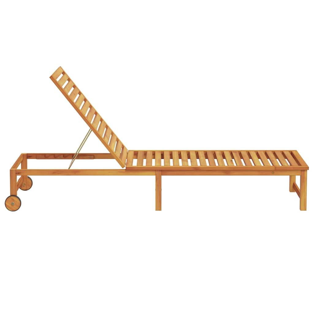 Solstol Brun 202 x 53 x 89 cm Massivt Akacietræ