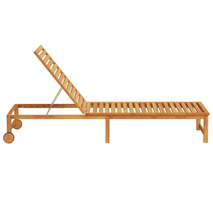 Solstol Brun 202 x 53 x 89 cm Massivt Akacietræ