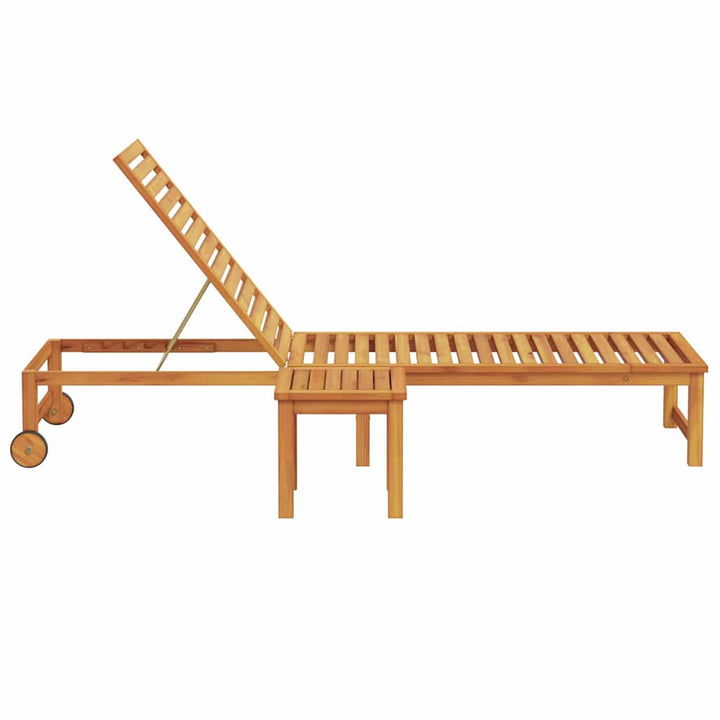 Solstol Brun 202 x 53 x 89 cm Massivt Akacietræ