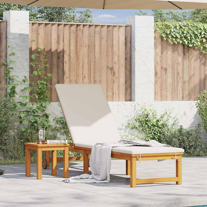 Solstol Brun 202 x 53 x 89 cm Massivt Akacietræ