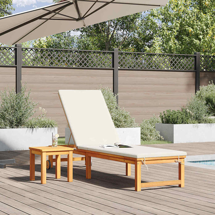 Solstol Brun 202 x 53 x 89 cm Massivt Akacietræ
