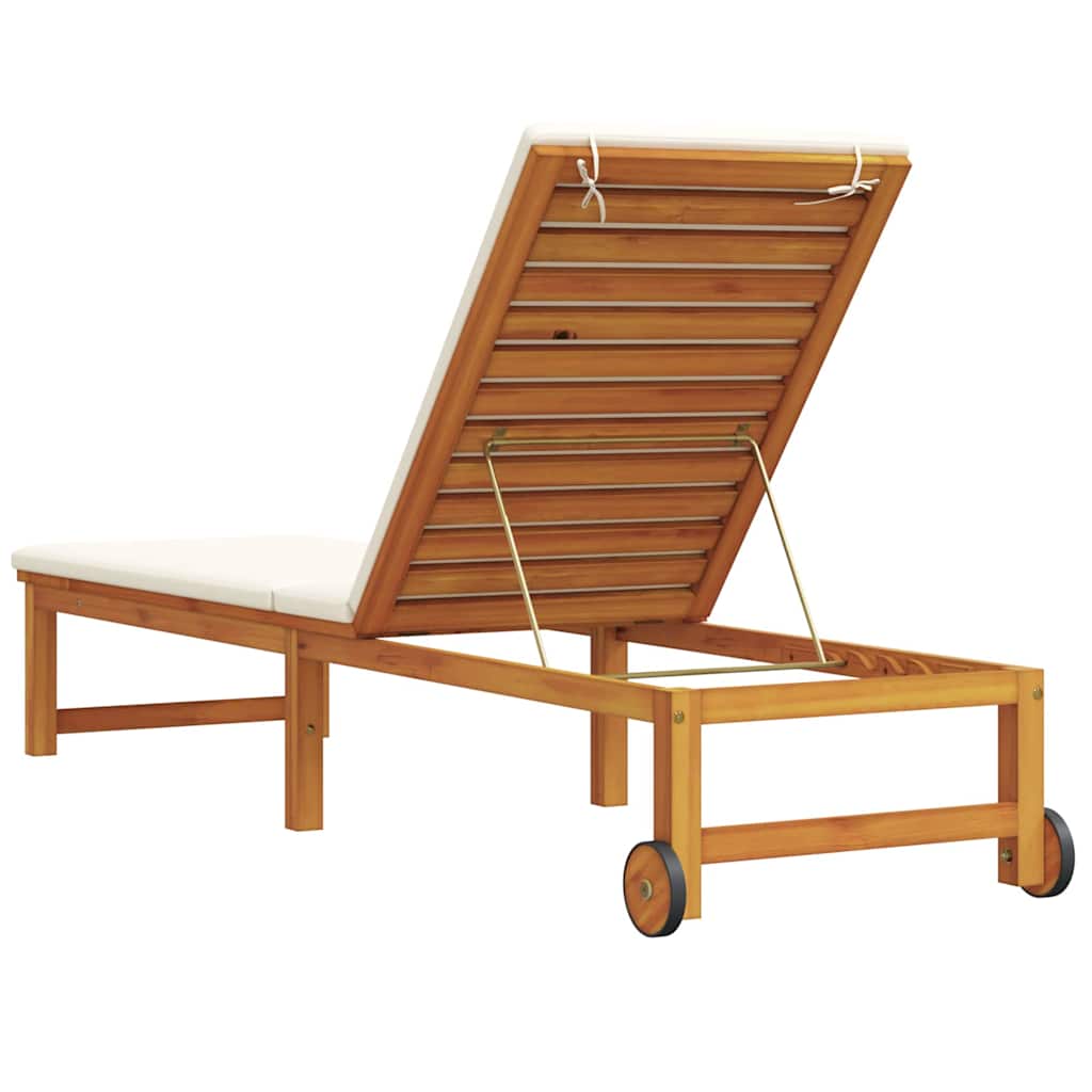 Solstol Brun 202 x 53 x 89 cm Massivt Akacietræ
