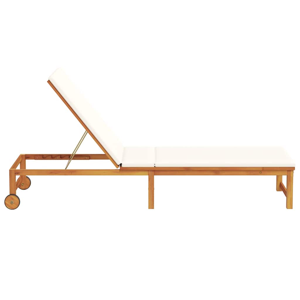Solstol Brun 202 x 53 x 89 cm Massivt Akacietræ