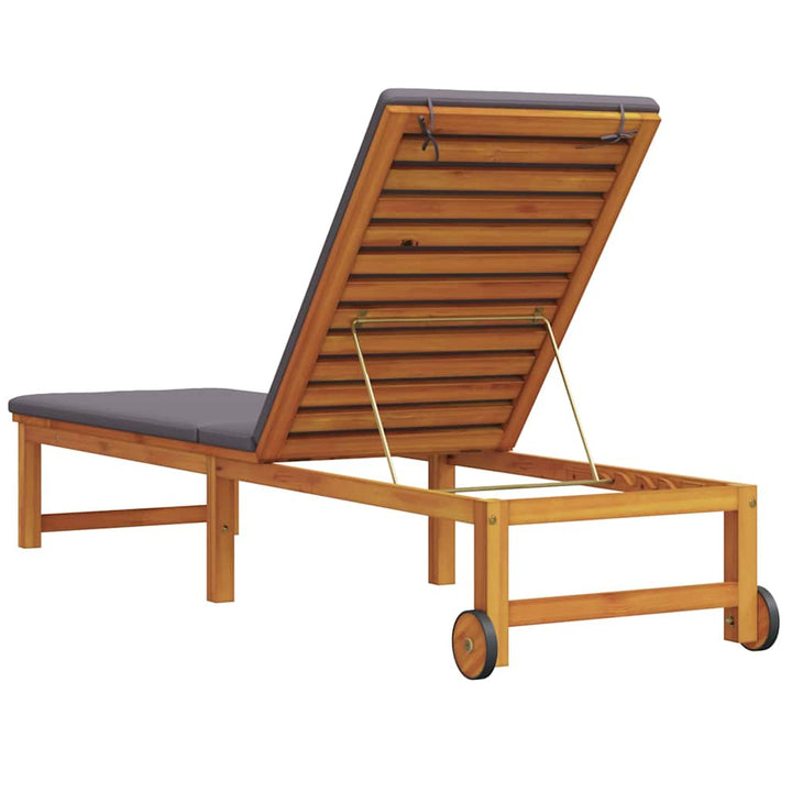 Solstol Brun 202 x 53 x 89 cm Massivt Akacietræ