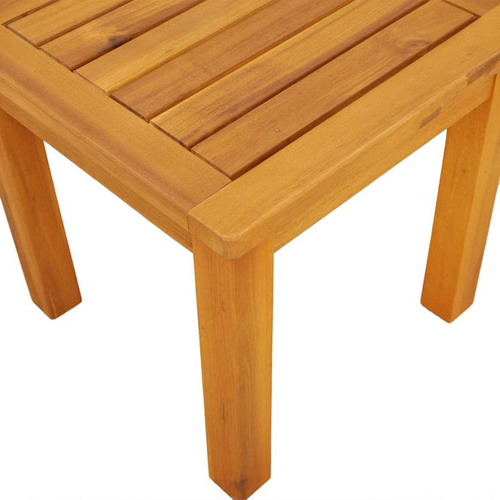Sidebord Olie Naturlig 35 x 35 x 34 cm Massivt Akacietræ