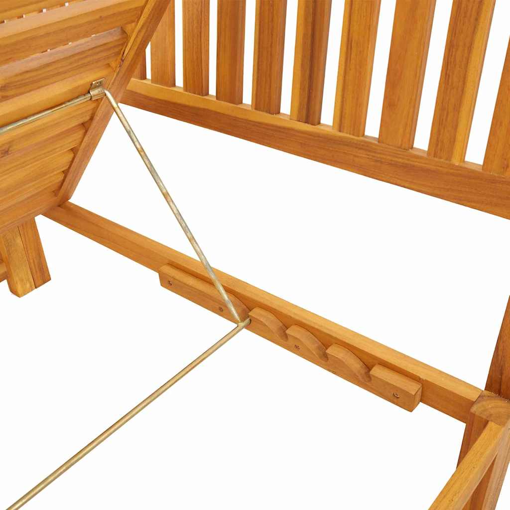 Solstol Olie Naturlig 200 x 57 x 75 cm Massivt akacietræ