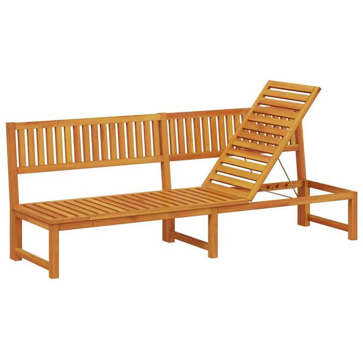 Solstol Olie Naturlig 200 x 57 x 75 cm Massivt akacietræ